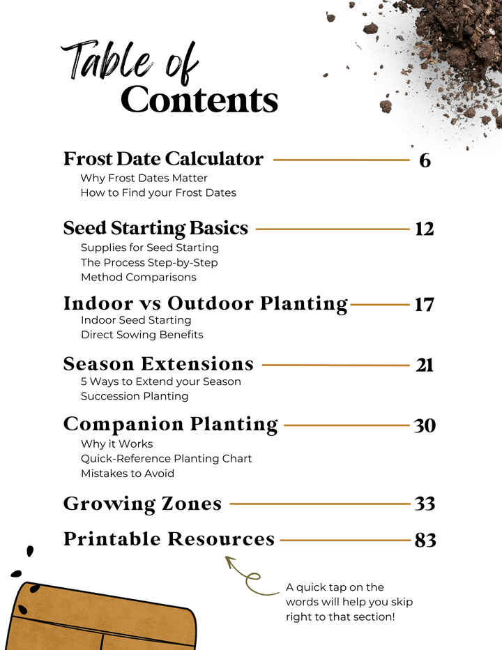 Year Round Seed Starting Guide/ E-Book | Your Month-by-Month Roadmap to Successful Gardening