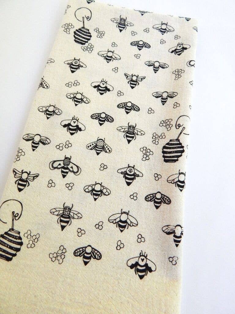 Bees Kitchen Towel, Tea Towel – The Whispering Willow Farm