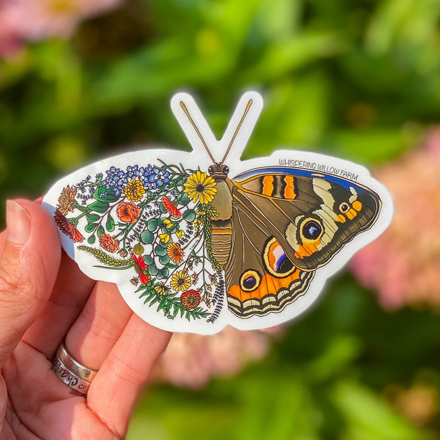 Lovely Monarch Butterfly Sticker