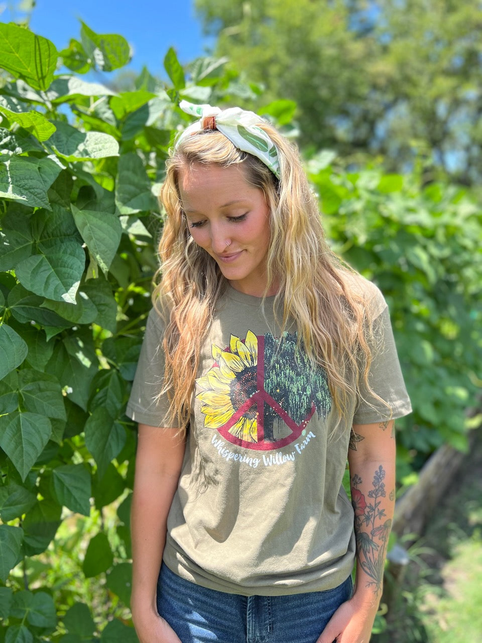 WWF - Sunflower/Willow T-Shirt | Olive