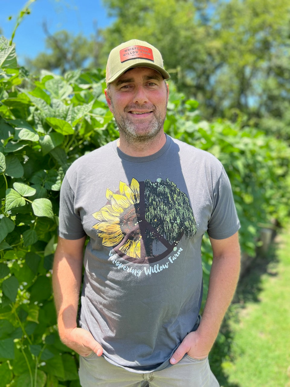 WWF - Sunflower/Willow T-Shirt | Grey