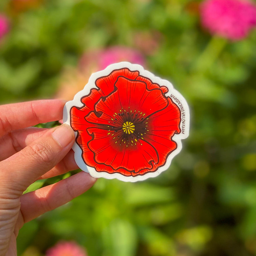 Poppy Sticker
