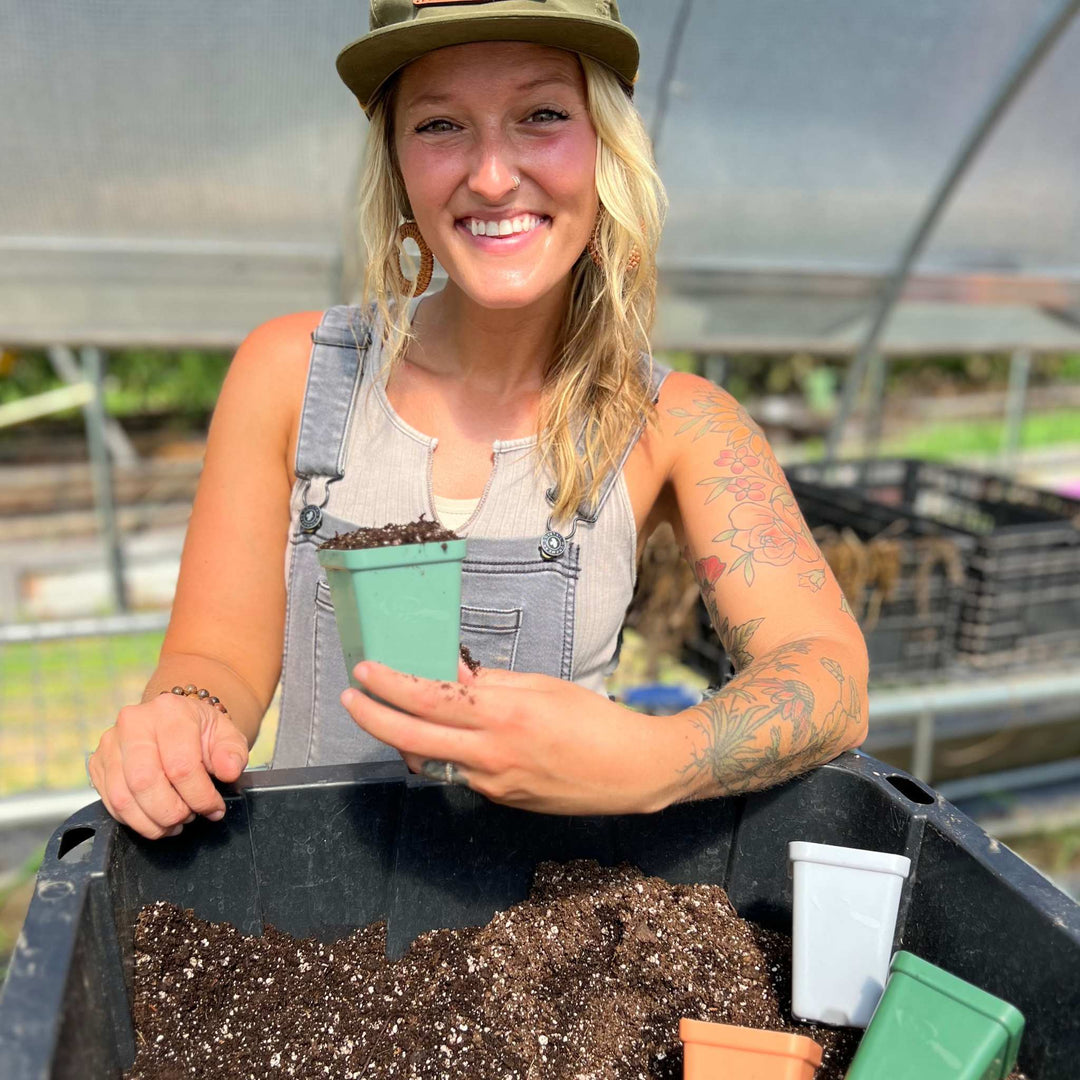 Seed Starter Pots - 2.5"  Whispering Willow Farm x Bootstrap Farmer