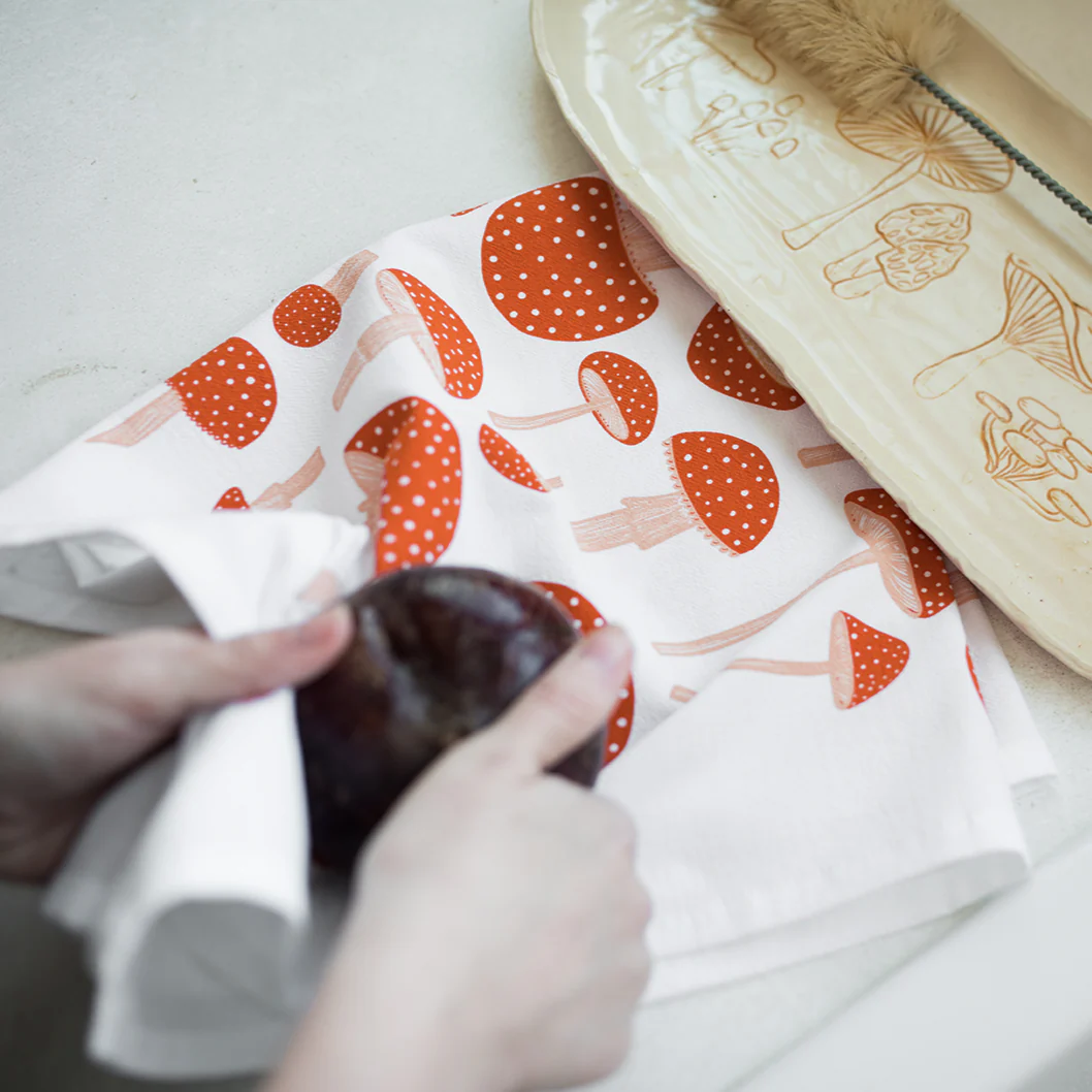 Mushroom Tea Towel