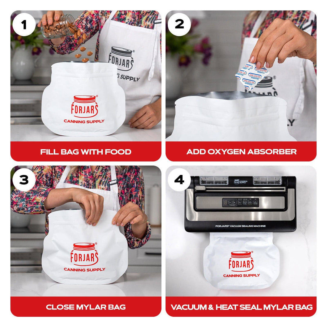 Forjars®  50 count 64oz Mylar Bags