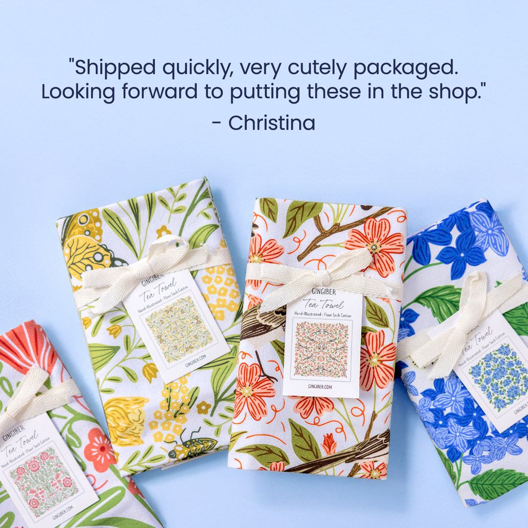 Christmas Cookies Tea Towel - Holiday Baking Kitchen Towel