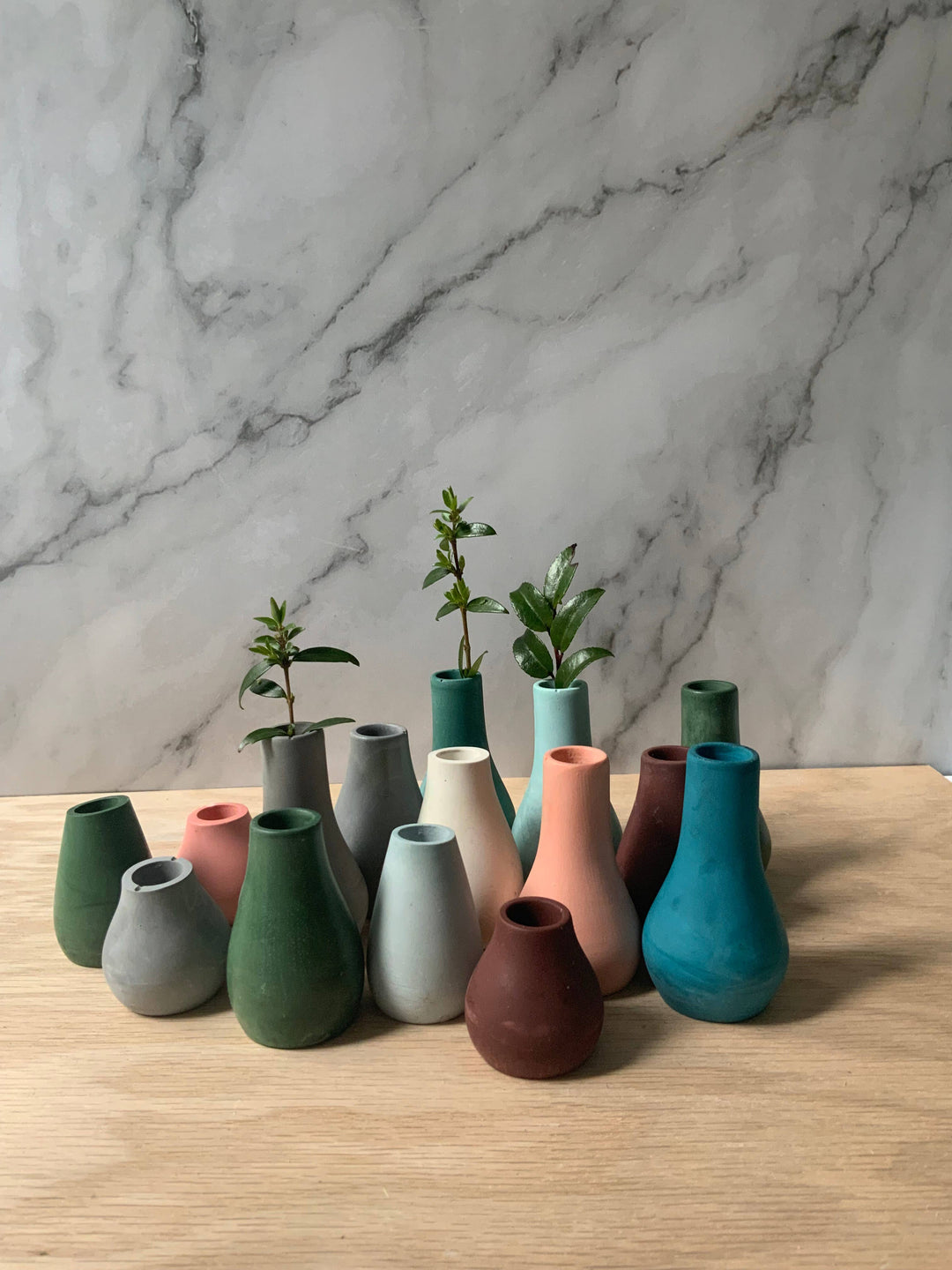 Miniature Bud Vases (Sage Green, set of 4)