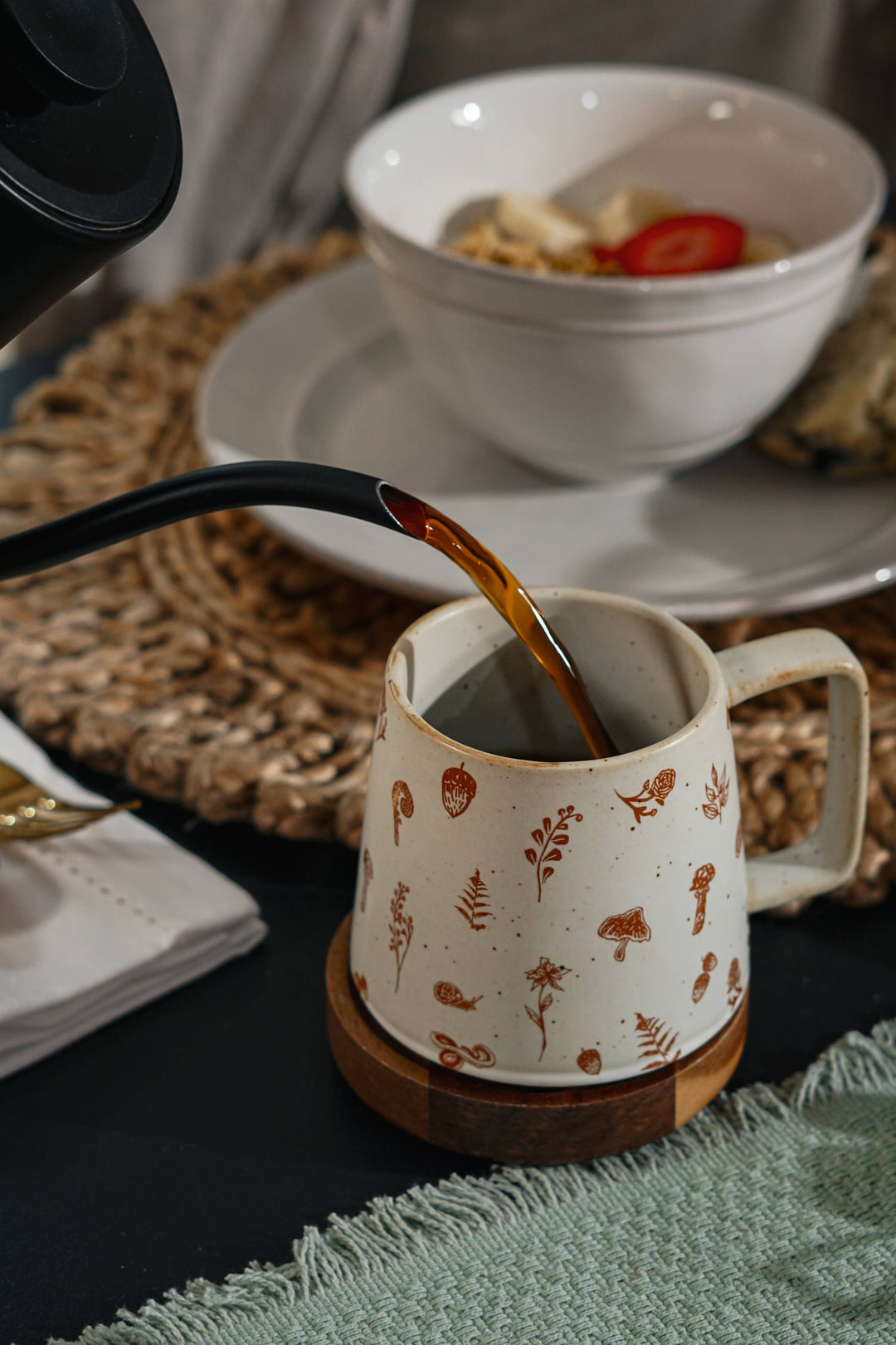 Enchanting Woodland Mug: No Coasters