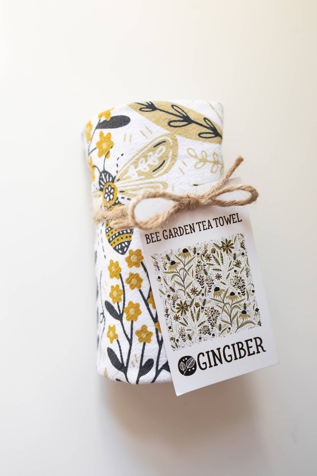 Bee Garden Tea Towel