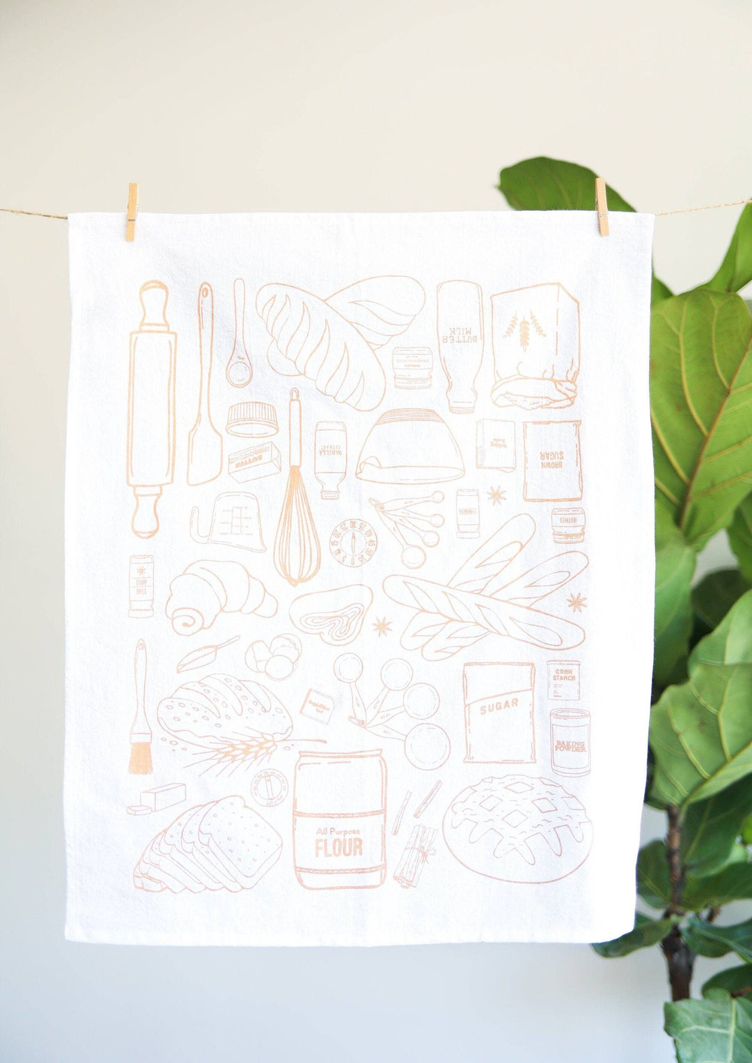 Bread Baking Tea Towel