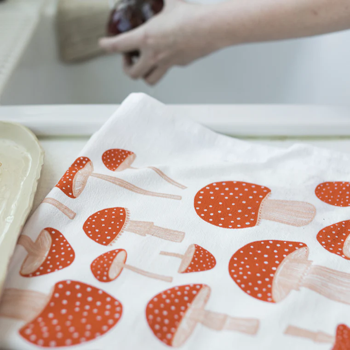 Mushroom Tea Towel