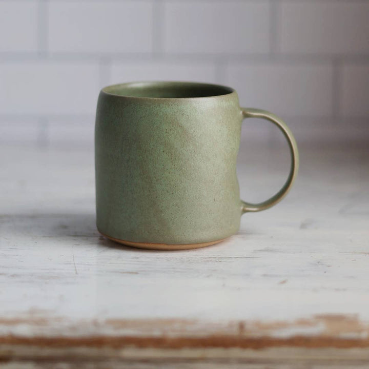 Smooth Handmade Pottery Mug | Sage Green