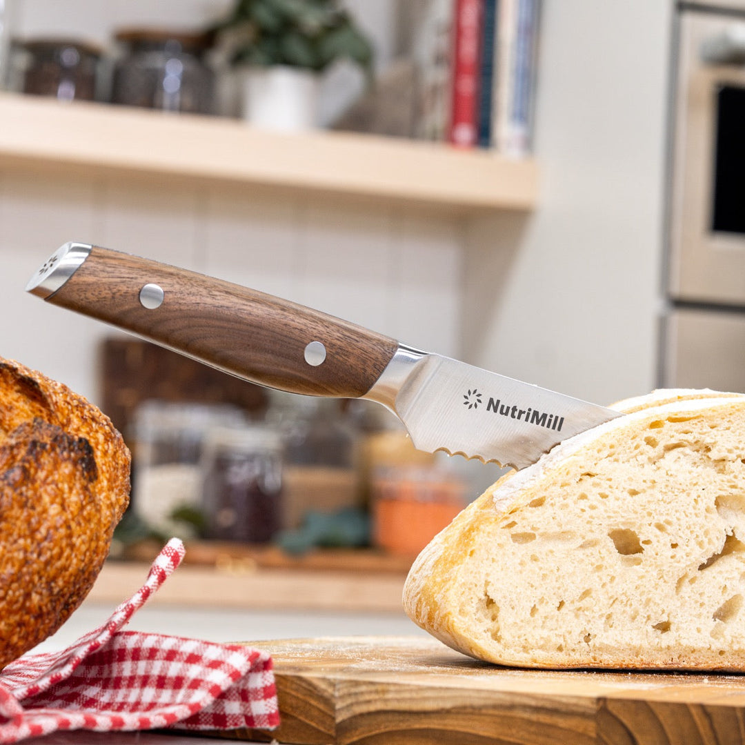 8" Bread Knife with Walnut Handle