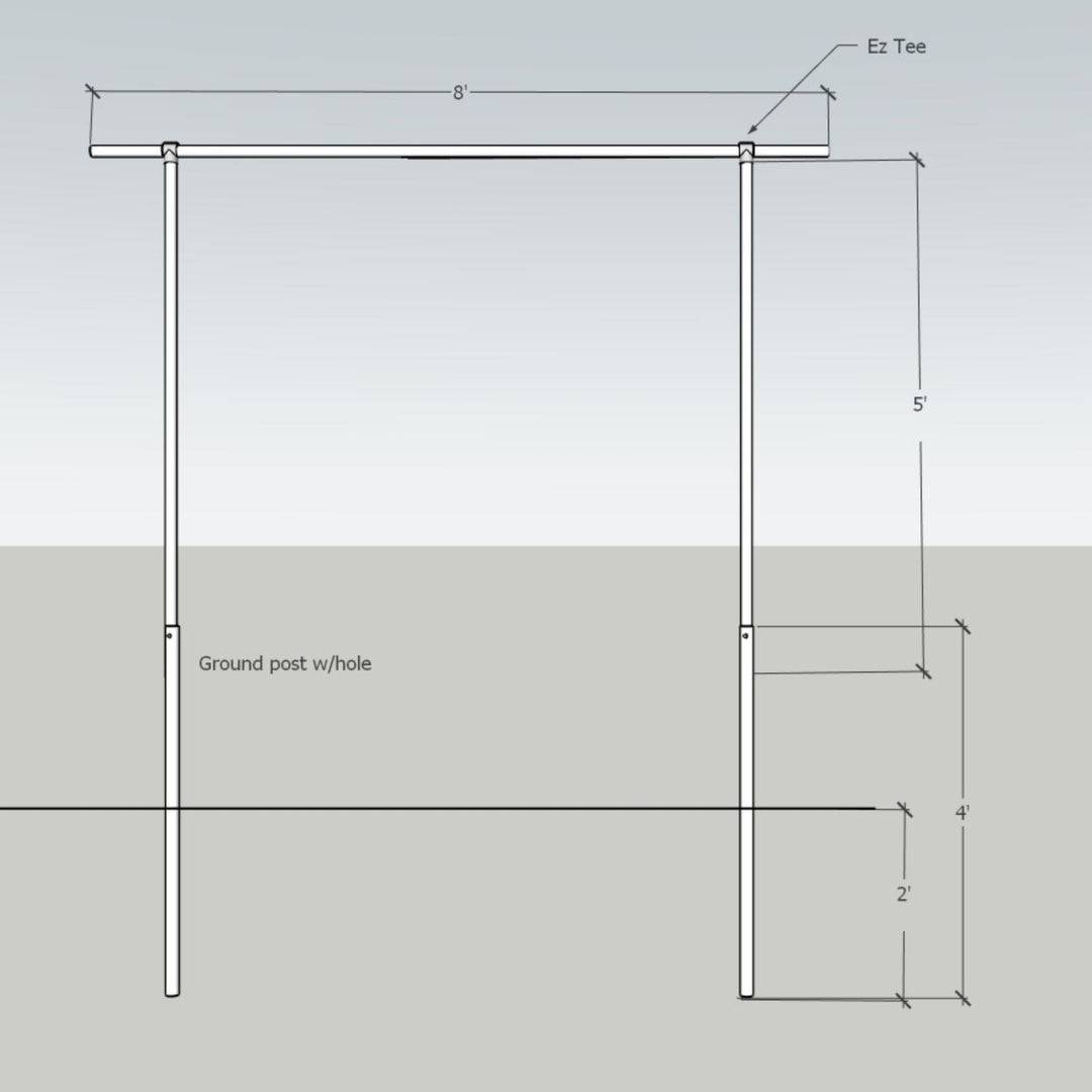 DIY Tomato Trellis | 1 3/8" Heavy Duty