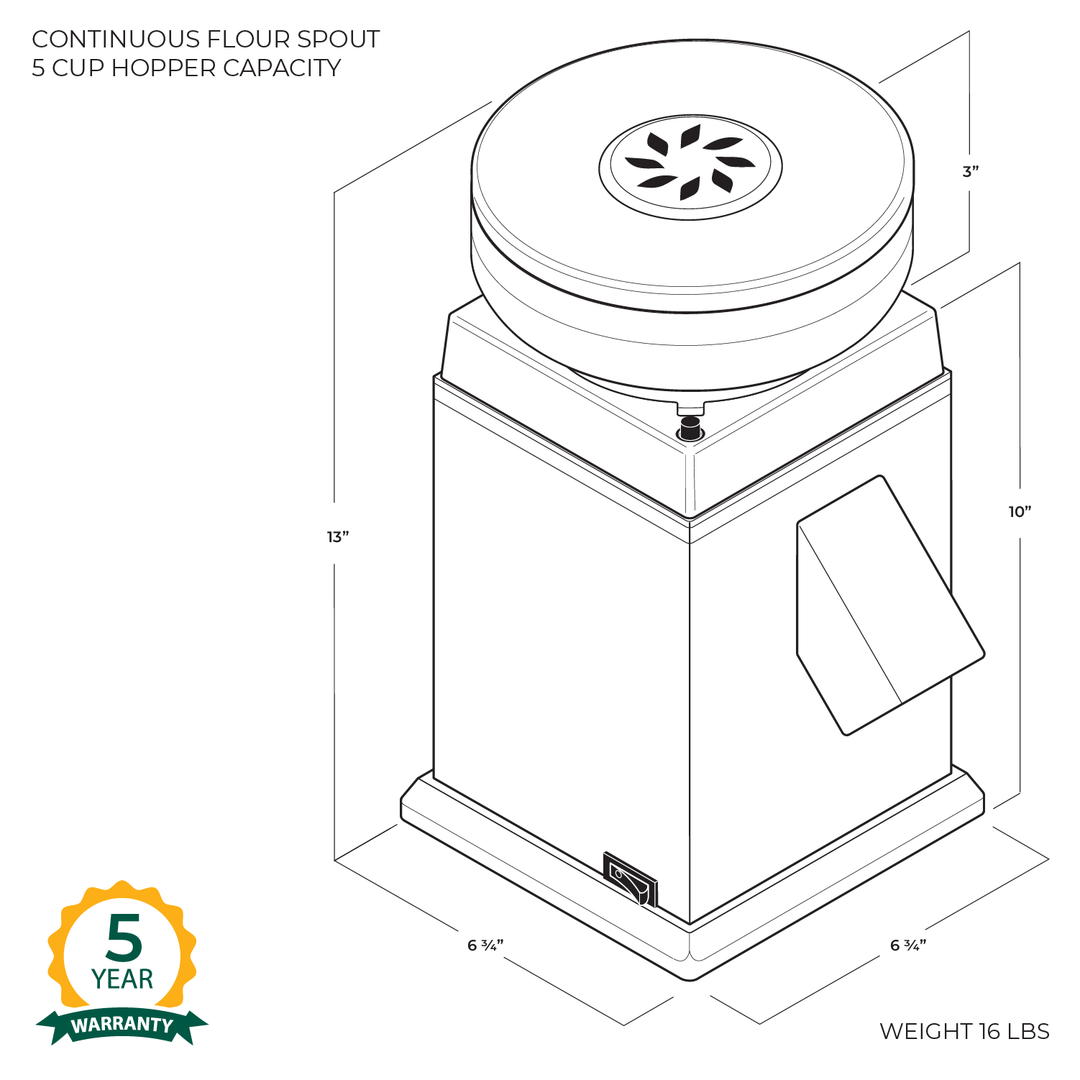 Harvest Grain Mill - Green