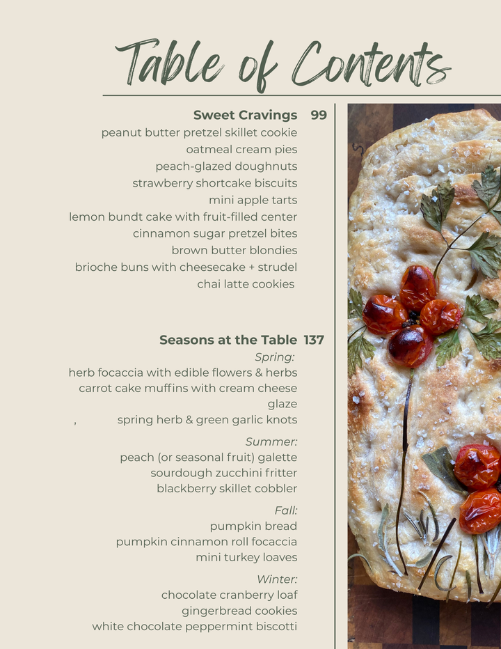 A Taste of Sourdough Cookbook