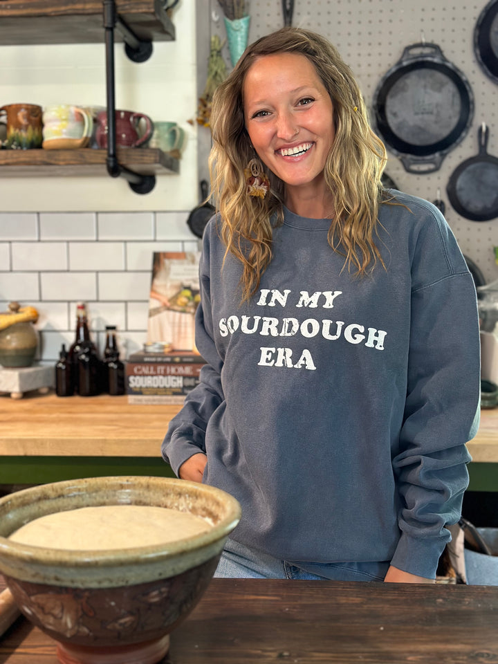 "In My Sourdough Era" Unisex Crew Sweatshirt