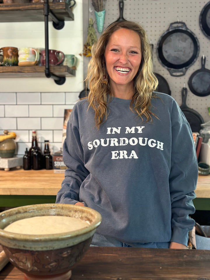 "In My Sourdough Era" Unisex Crew Sweatshirt