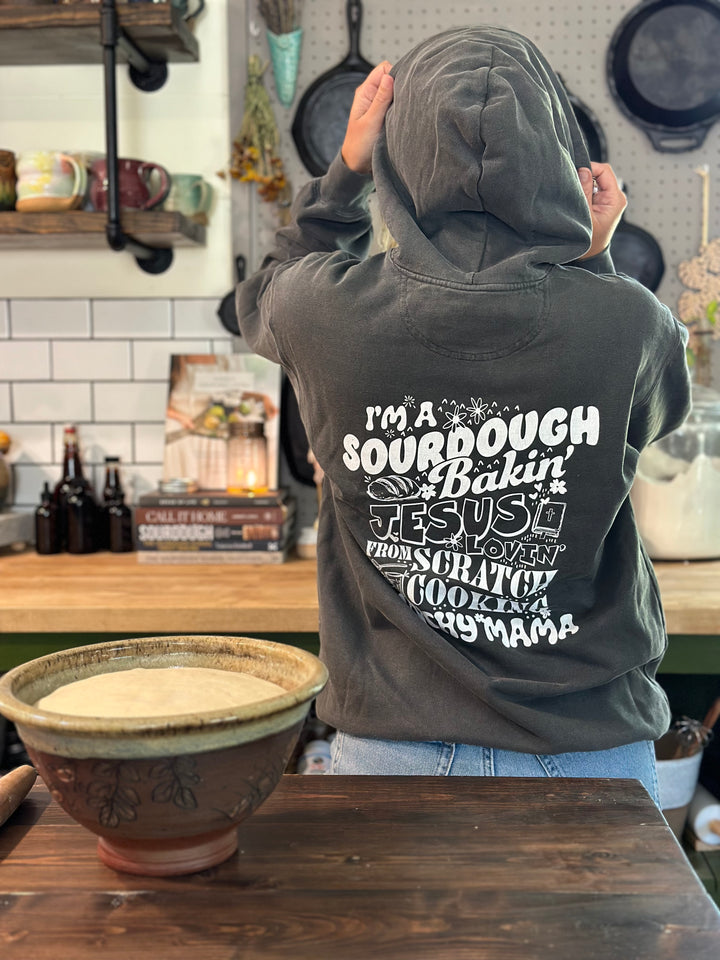 "Sourdough Baking Crunchy Mama" Unisex Hoodie