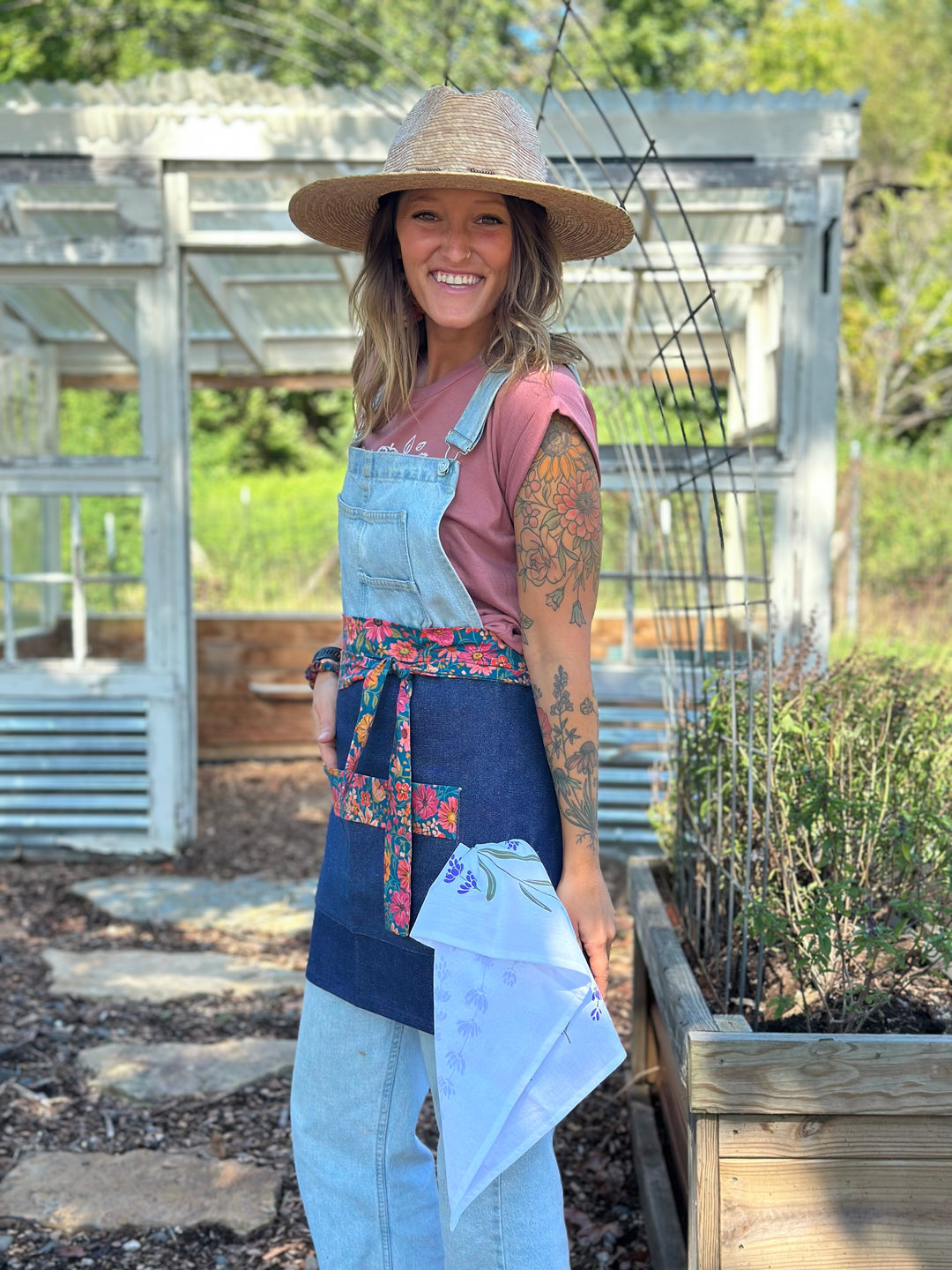 Handcrafted Denim Apron (Preorder)