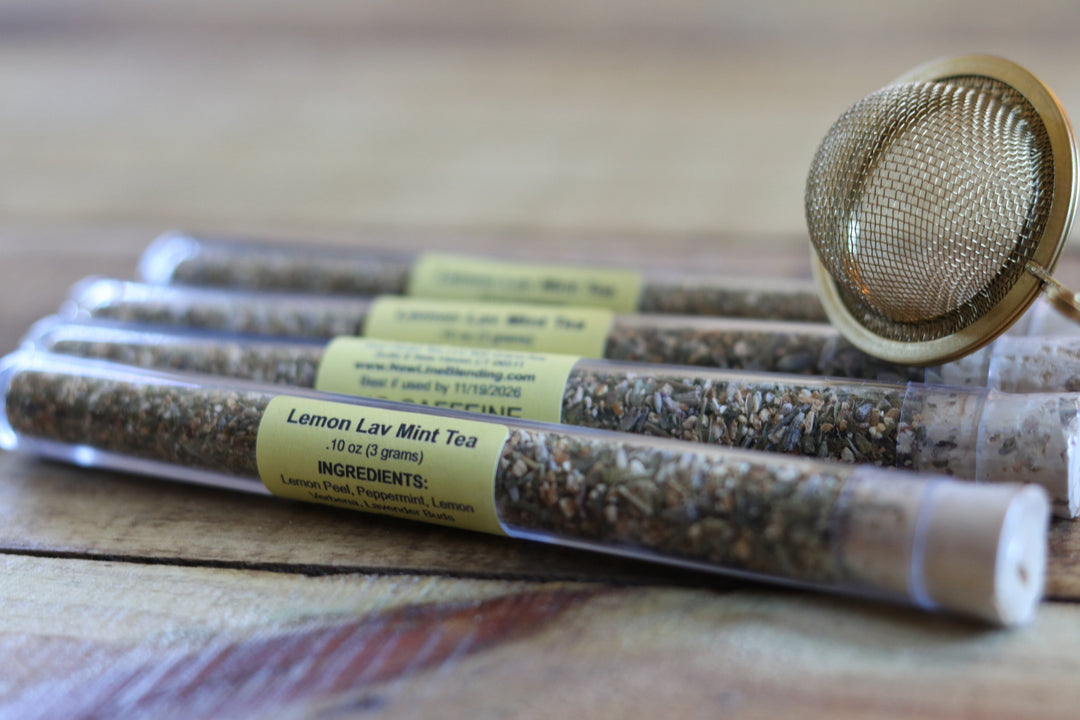 Loose Leaf Tea Test Tube: Lemon Lavender Mint