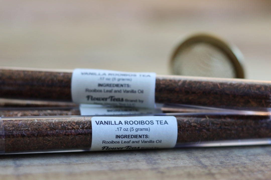 Loose Leaf Tea Test Tube: Vanilla Rooibos No Caffeine