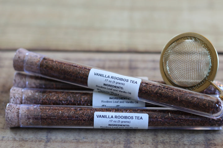 Loose Leaf Tea Test Tube: Vanilla Rooibos No Caffeine