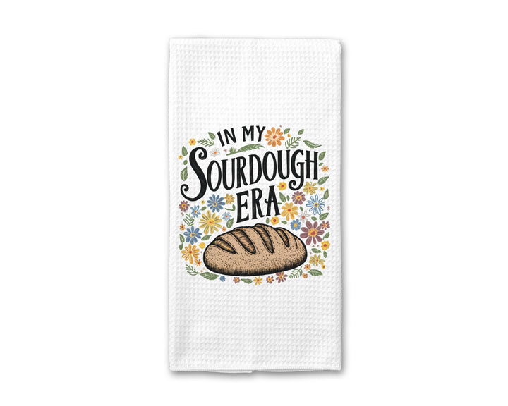 Sourdough Era Dish Towel Waffle Weave Kitchen Bread Baking: Transparent Cellophane Sleeve