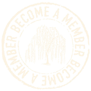 Circular logo badge with text Become a Member