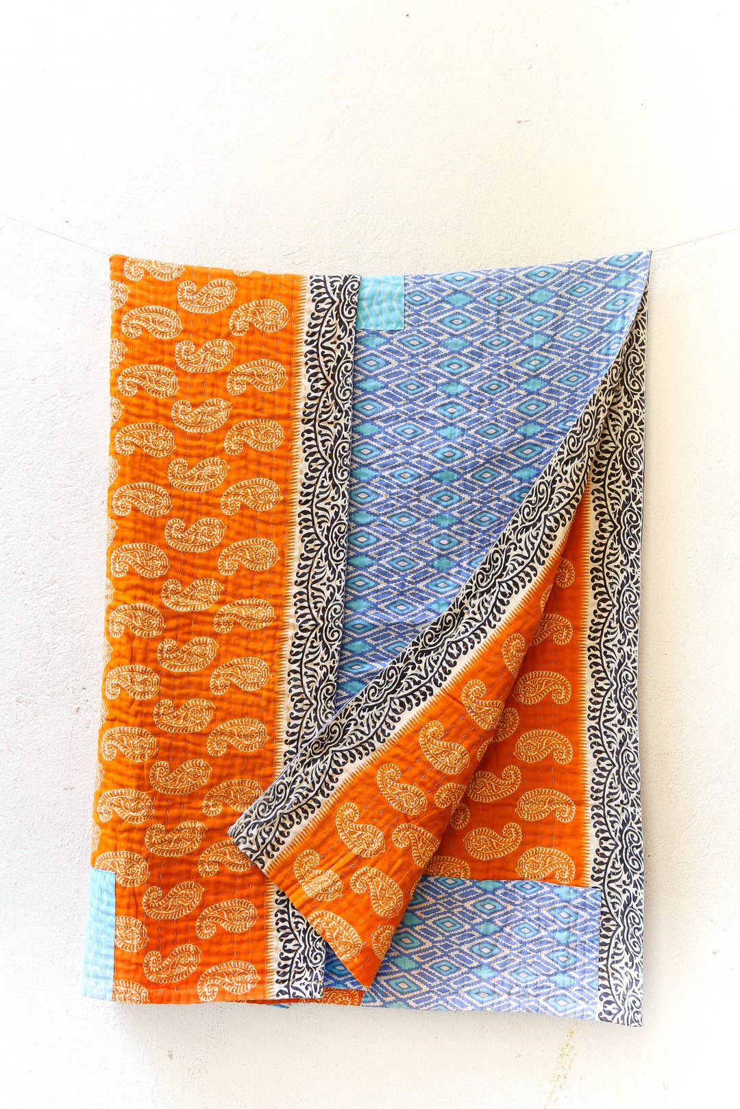 Kantha Throw Blanket