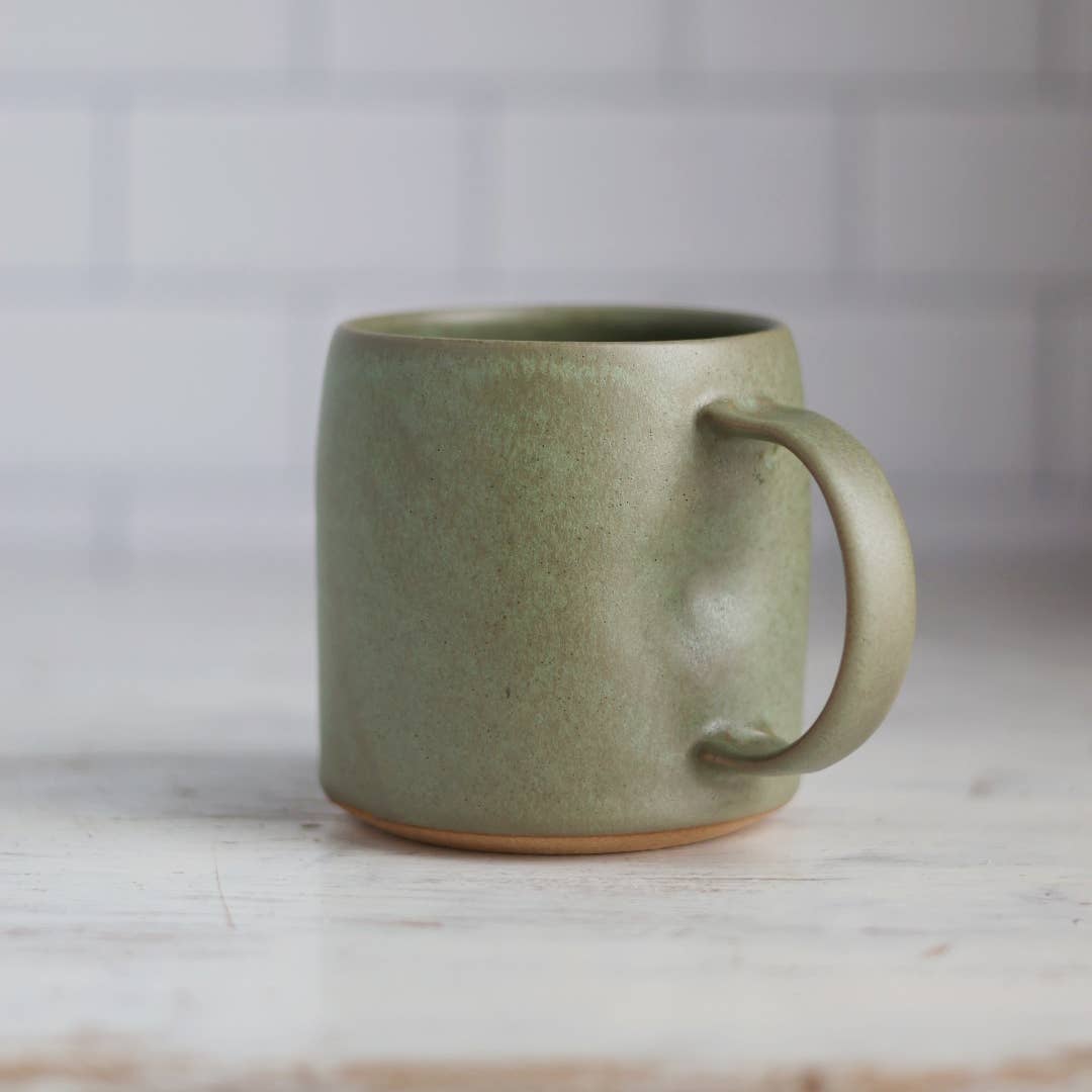 Smooth Handmade Pottery Mug | Sage Green