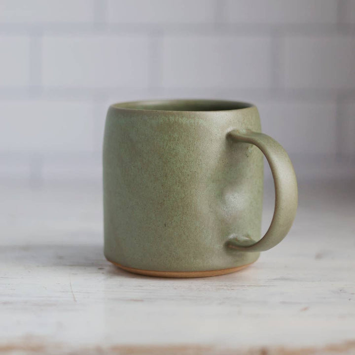 Smooth Handmade Pottery Mug | Sage Green