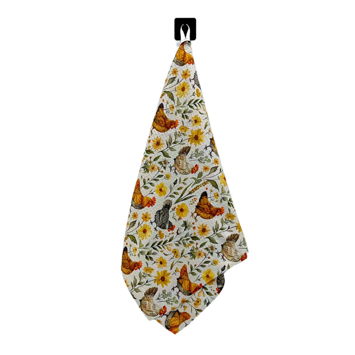 Chicken Farmhouse Waffle Dish Towels - Summer Home Decor
