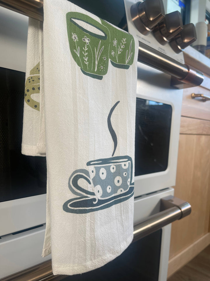 Artisan Coffee Cup Edition -Eco-friendly Kitchen Tea Towel