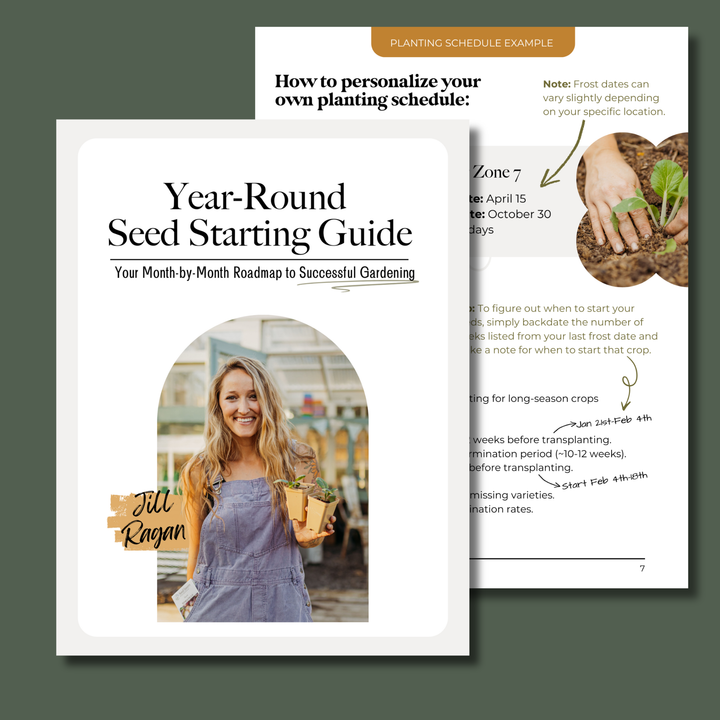 Year Round Seed Starting Guide/ E-Book | Your Month-by-Month Roadmap to Successful Gardening