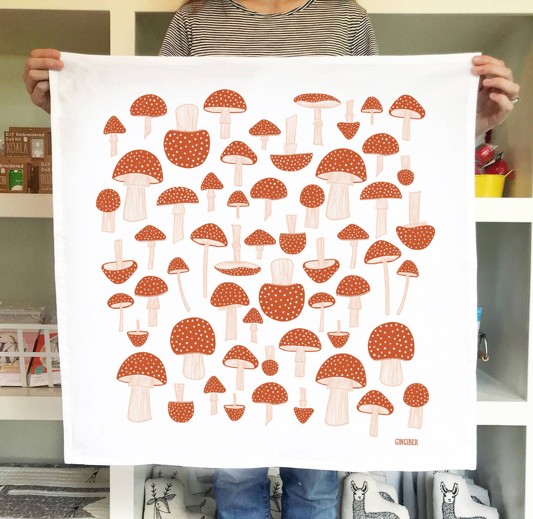 Mushroom Tea Towel