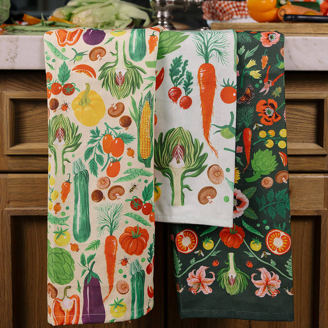 Farm Fresh Veggies Tea Towel
