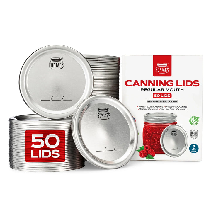 Forjars®  - 50 Regular Mouth Canning Lids
