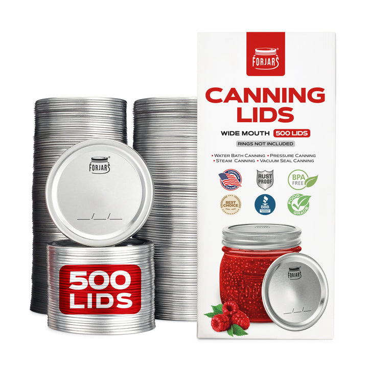 Forjars®  - 500 Wide Mouth Canning Lids