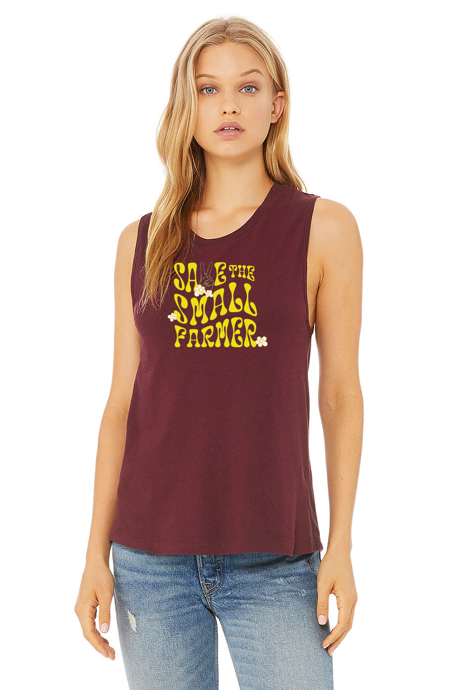 WWF "Save the small farmer" | Women's Muscle Tank