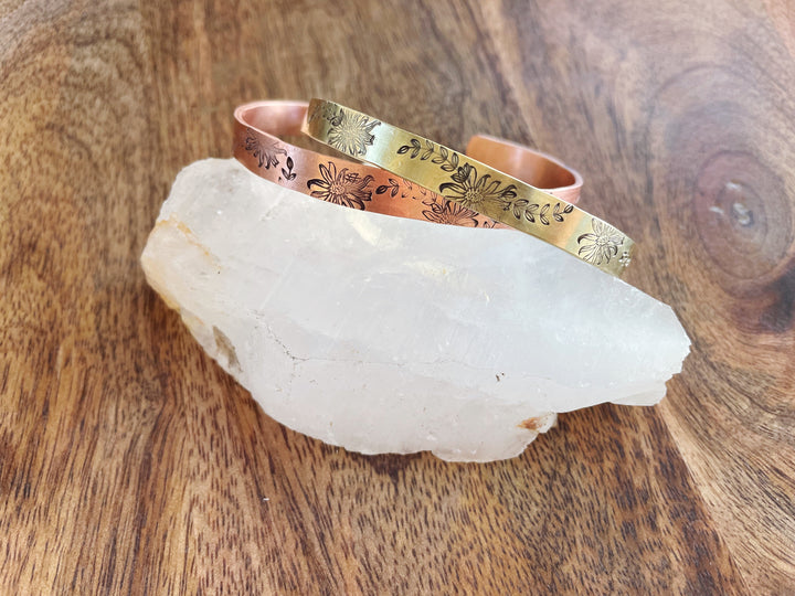 Steward Well Brass & Copper Cuff Bracelets