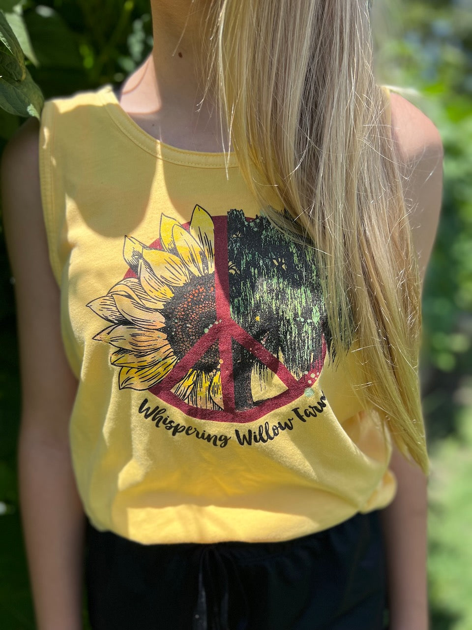 WWF - Sunflower/Willow Tank Top | Yellow